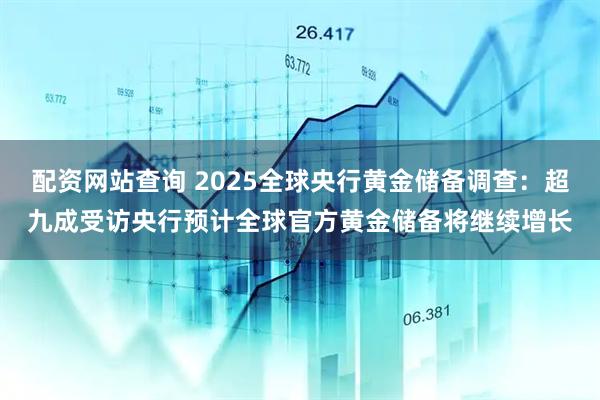 配资网站查询 2025全球央行黄金储备调查：超九成受访央行预计全球官方黄金储备将继续增长