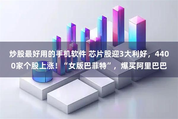 炒股最好用的手机软件 芯片股迎3大利好，4400家个股上涨！“女版巴菲特”，爆买阿里巴巴